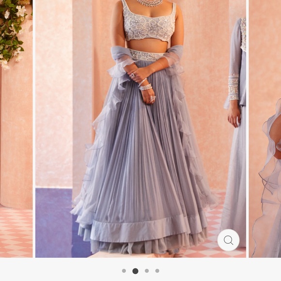 Ridhi Mehra Perrine lengha - Picture 3 of 5